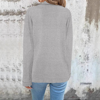 Damen Oversized Blazerjacke mit Taschen