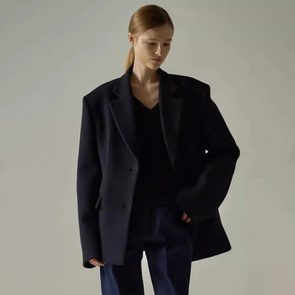 Damen Oversize Blazer mit Innenjacke Eveloria