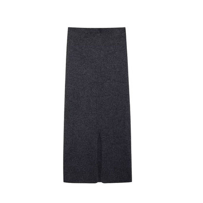 Damen Strickjacke Karomuster Abnehmbarer Gürtel Eveloria