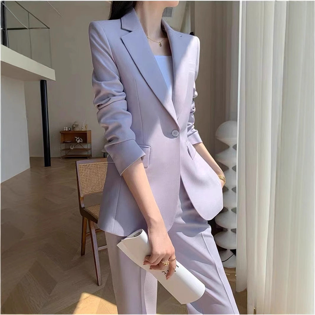 Damen Zweiteiliger Anzug Elegant Schnitt Eveloria
