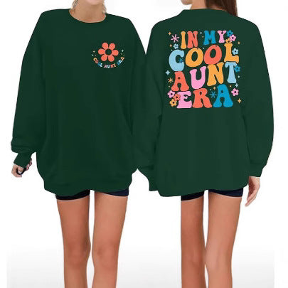 Damen Sweatshirt Florales Print Lässig Schwarz Eveloria - Eveloria