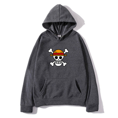 Damen Kapuzenpullover Piratenmotiv Bequem Eveloria