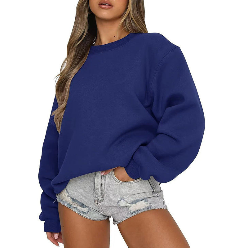 Damen Sweatshirt Lässiger Schnitt Voluminöse Ärmel Eveloria