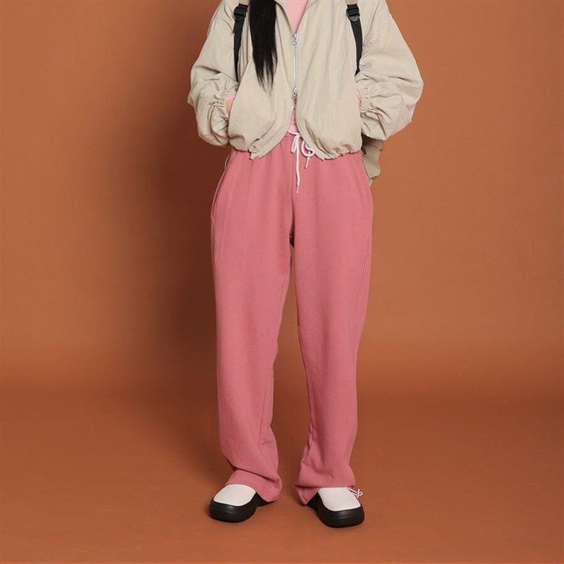 Damen Jogginghose mit Gummizug und verstellbarem Bund Schwarz Eveloria - Eveloria