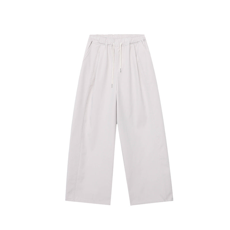 Damen Wide-Leg-Hose Elastischer Bund Bequem