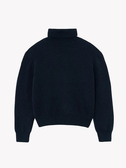 Damen Langarm-Pullover Hohler Kragen Eveloria