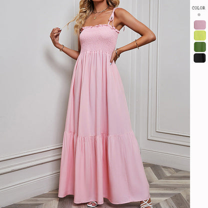 Damen Maxikleid Elastisch Voluminöser Rock Eveloria - Eveloria