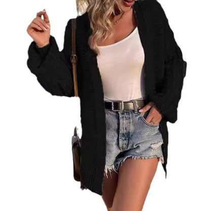 Damen Leichte Strickjacke Eveloria