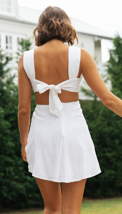 Damen Zweiteiliges Set Crop- Minirock Eveloria