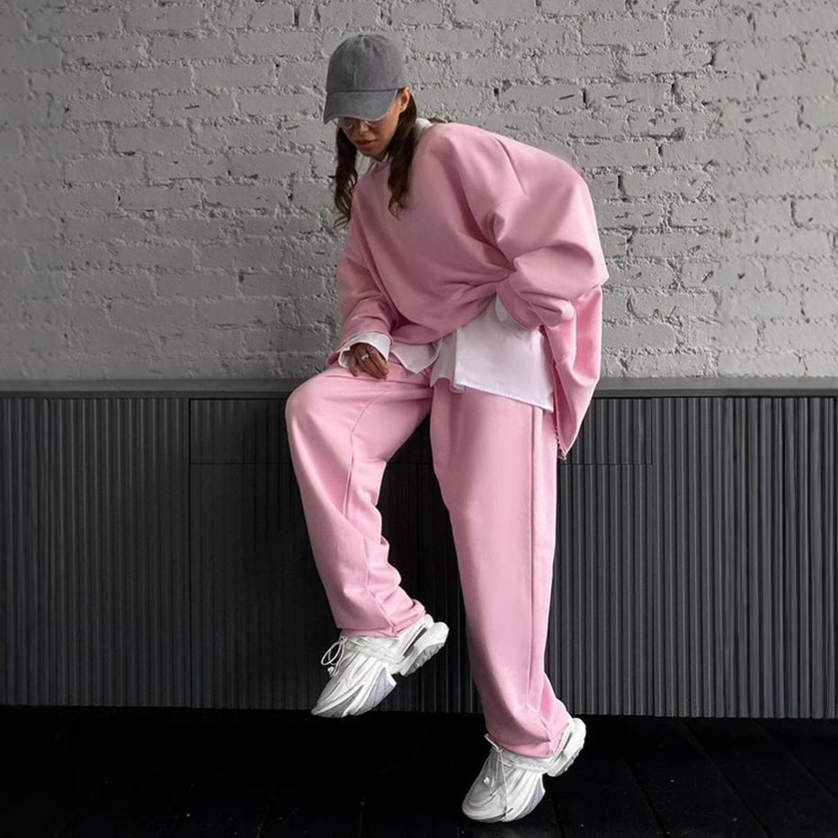 Damen Hoodie Jogginghose Oversized Anzug