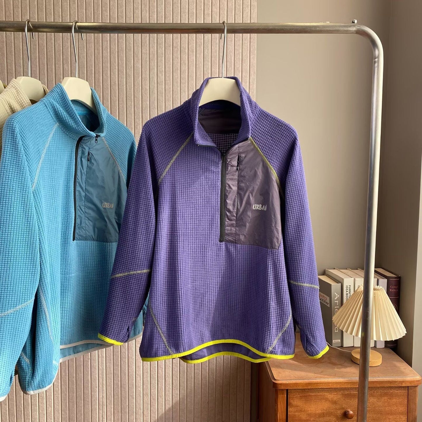 Damen Fleece-Pullover Kurzreißverschluss Eveloria
