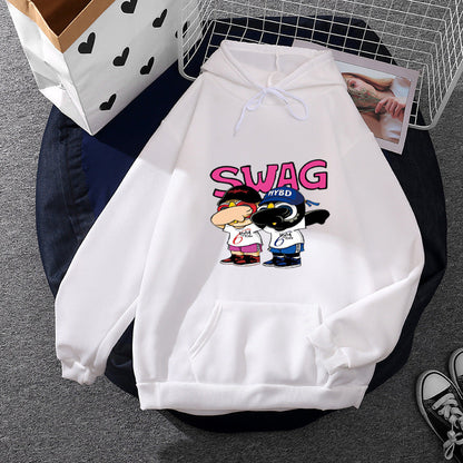 Damen Hoodie Lustiges Cartoon-Design Eveloria