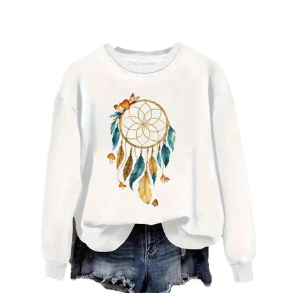 Damen Sweatshirt Traumfänger-Design Eveloria