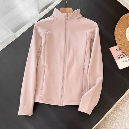 Damen Sportjacke Atmungsaktiv Hochkragen Eveloria