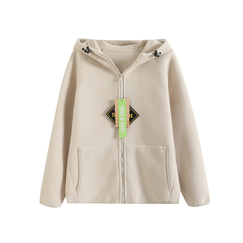 Damen Fleecejacke Hochkragen Mit Seitentaschen Eveloria