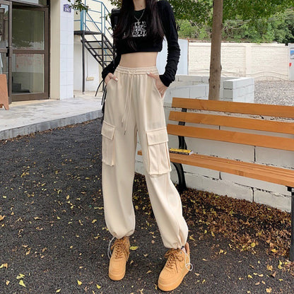 Damen Cargo-Hose seitliche Taschen Eveloria