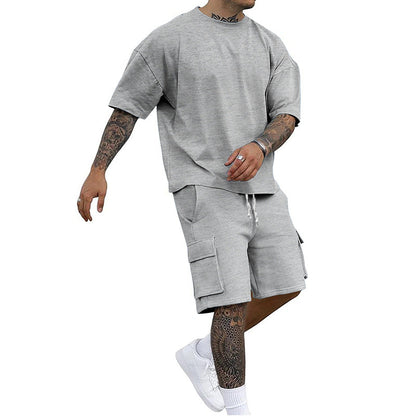 Eveloria Damen Sportanzug T-Shirt und Shorts