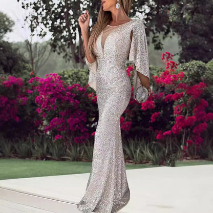 Damen Abendkleid Eveloria Glitter