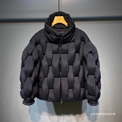 Eveloria Unisex Geplüschte Pufferjacke