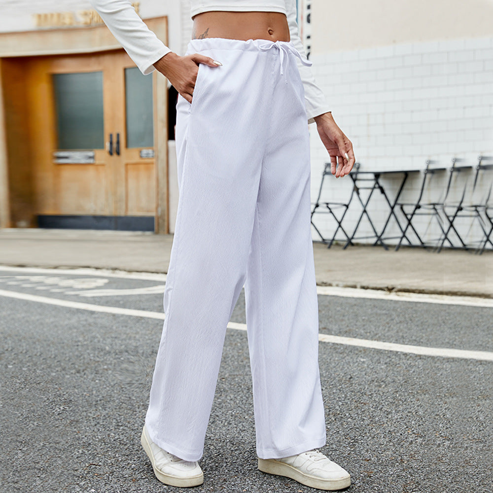 Damen Jogginghose Elastischer Bund Praktische Taschen Eveloria
