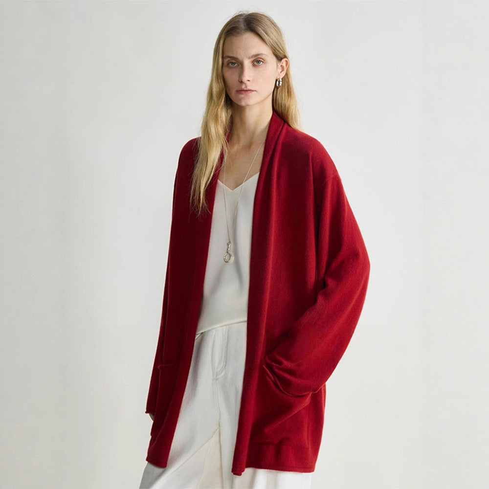 Damen Strickmantel Kuschelig Eveloria - Eveloria