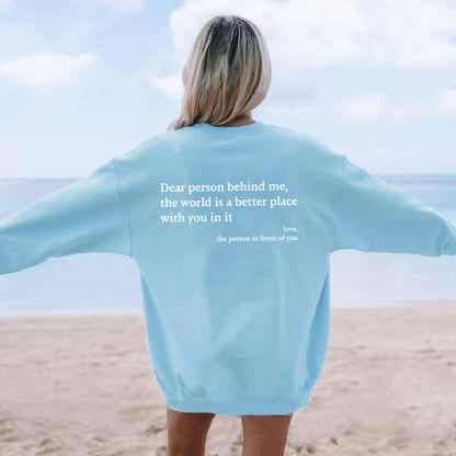 Damen Sweatshirt Inspirierendes Motiv Gemütlicher Schnitt Eveloria