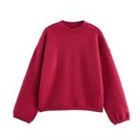 Damen Pullover Voluminöse Ärmel Kuschelig Eveloria - Eveloria
