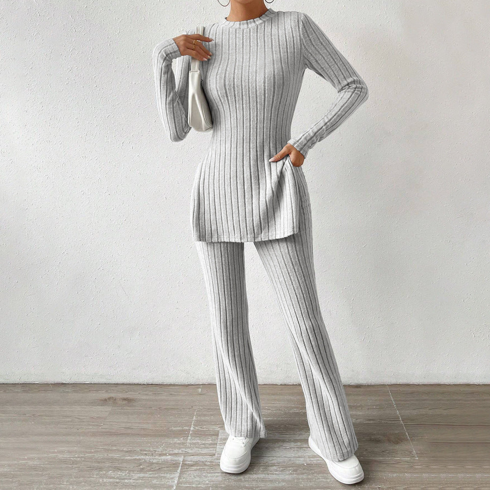 Damen Strickanzug Langärmlig Elegant Eveloria