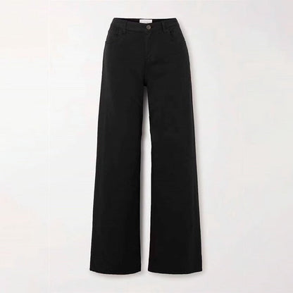 Damen Weite Hose Eveloria Baumwolle Bequem
