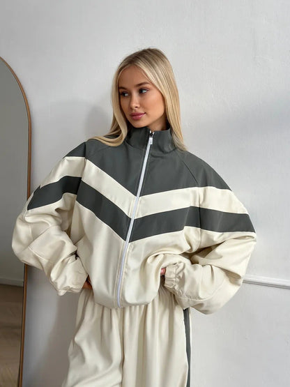 Damen Steppjacke Hochkragen Modern Eveloria