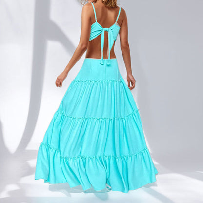 Damen Strandkleid Cut-Out-Design Eveloria