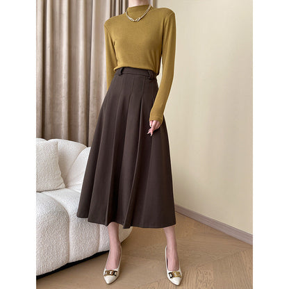 Damen Langarmshirt Hochkragen Eveloria