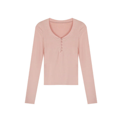 Damen Langarmshirt Eveloria Baumwolle Bequem
