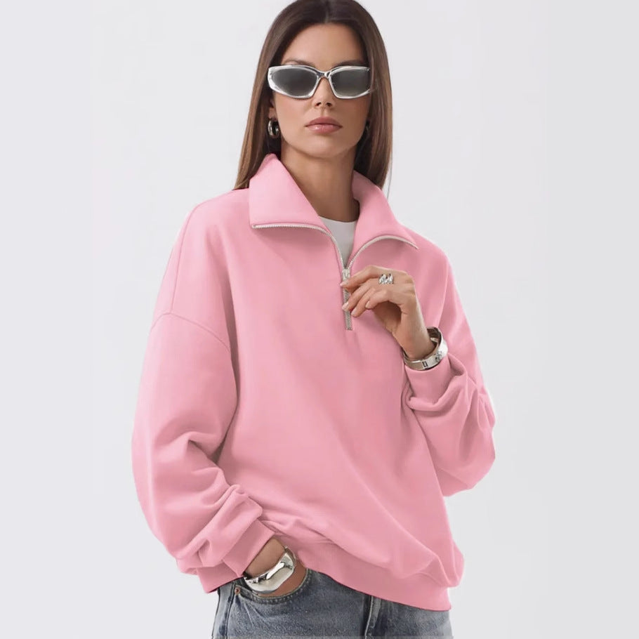 Damen Stehkragenpullover Eveloria Gemütlich