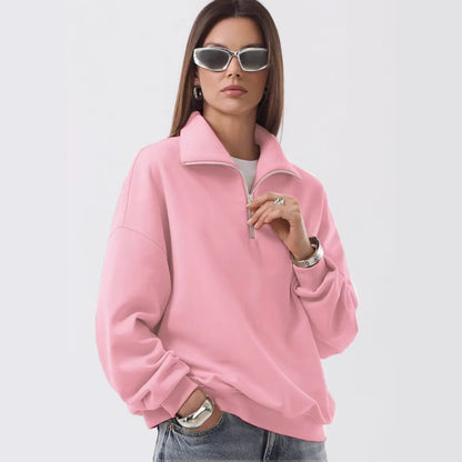Damen Stehkragenpullover Eveloria Gemütlich