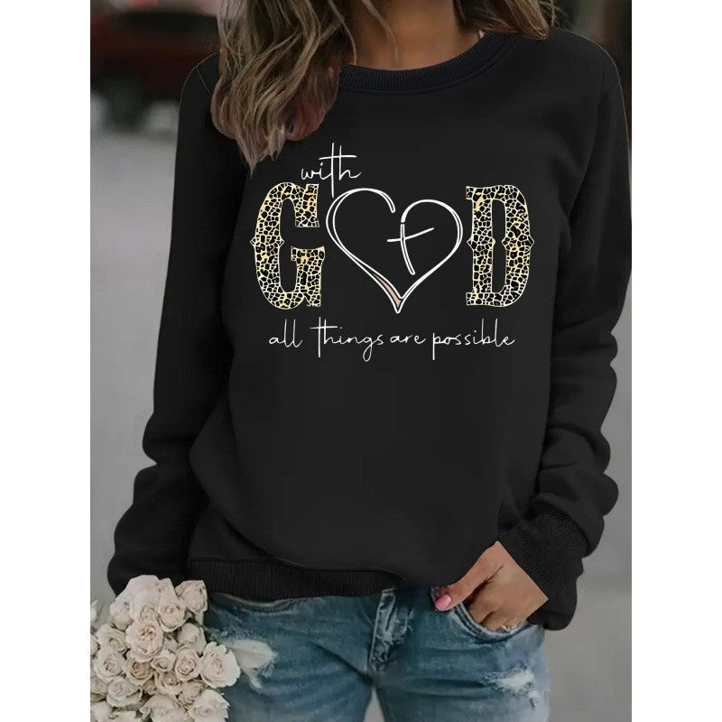 Damen Sweatshirt Kreatives Modedesign Motivierend Grau - Eveloria