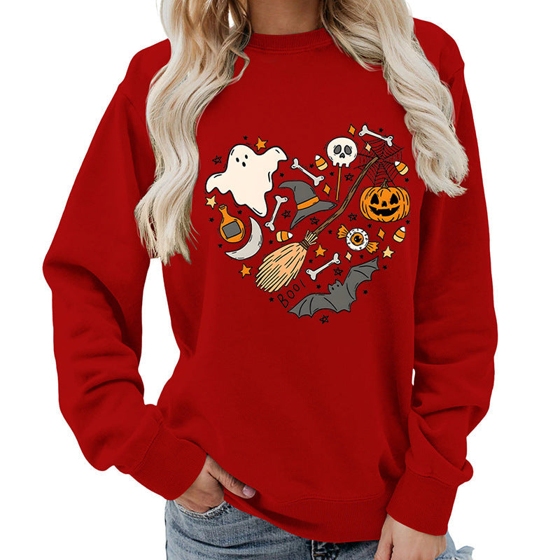 Damen Halloween Sweatshirt Eveloria Kreatives Motiv