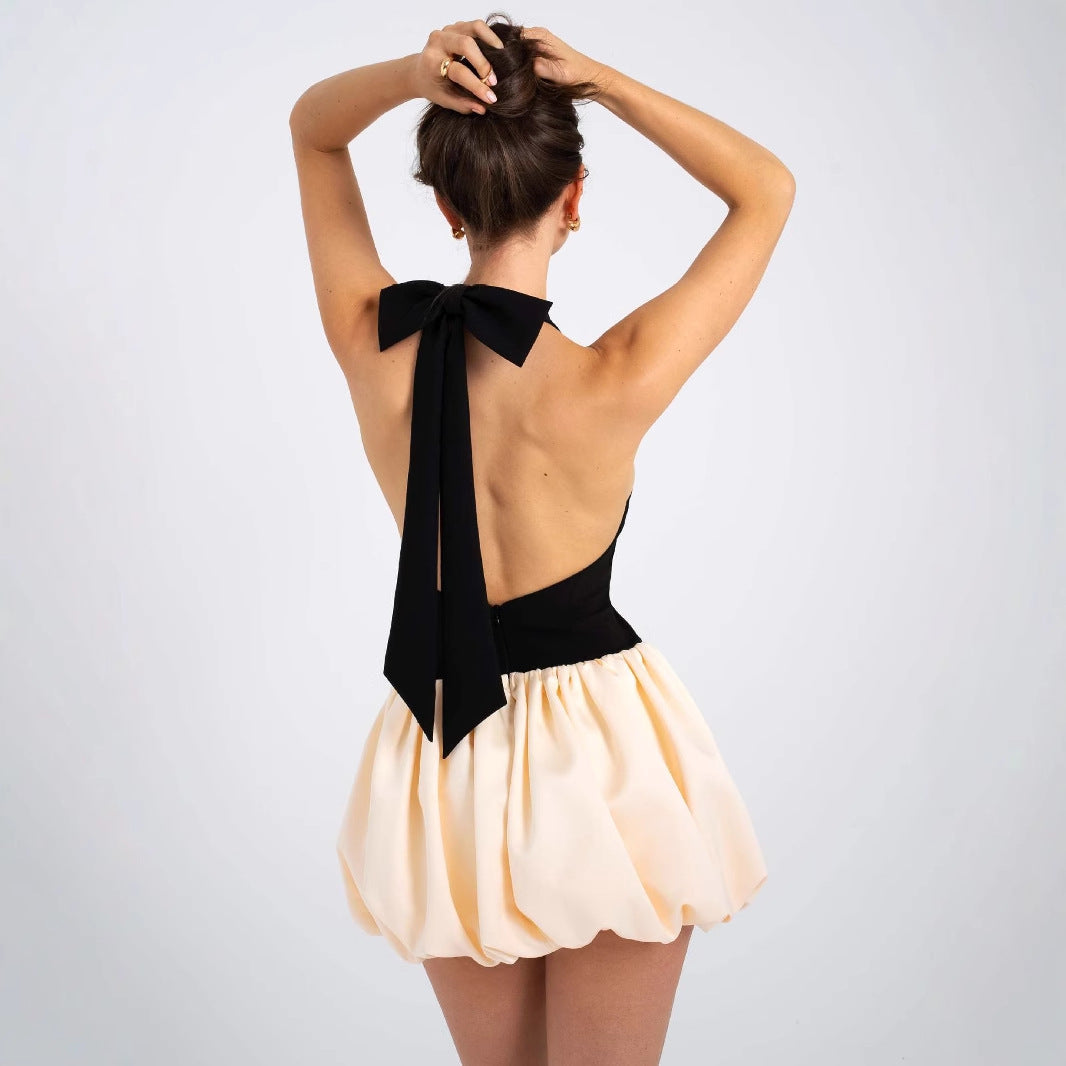 Damen Trägerkleid mit Rock und Taschen Eveloria