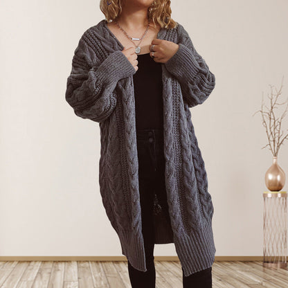 Damen Strickjacke Oversized Lässig Eveloria