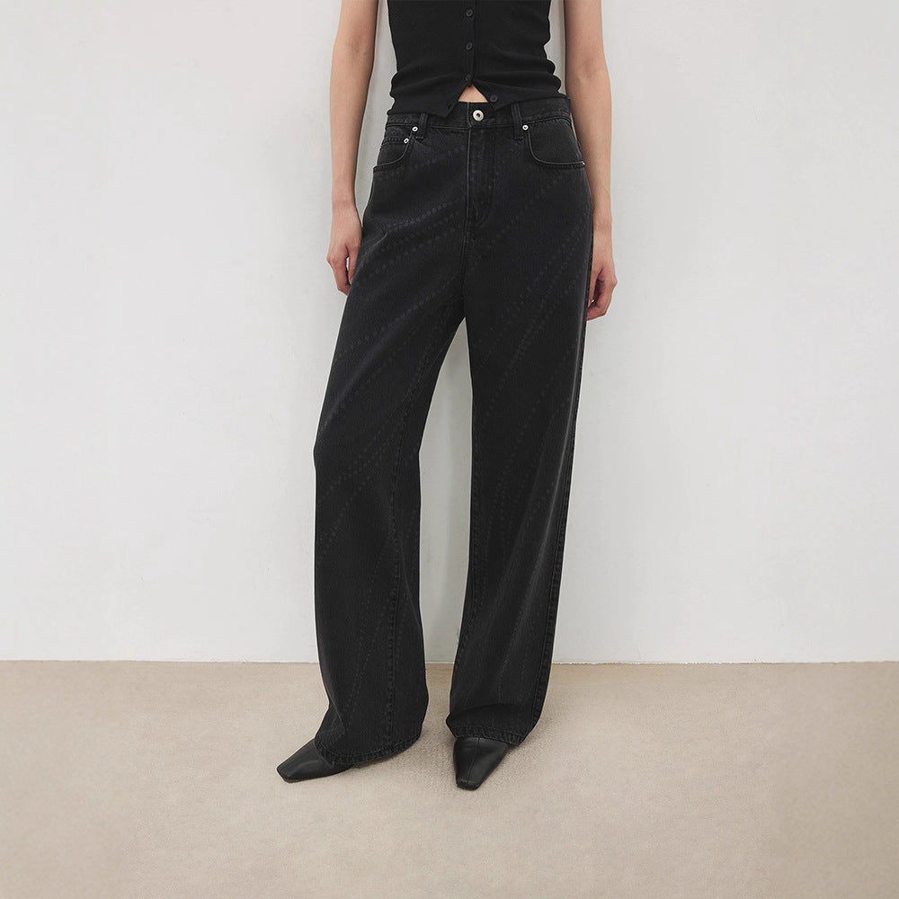 Damen Bootcut-Jeans Hochbund Elegant Eveloria