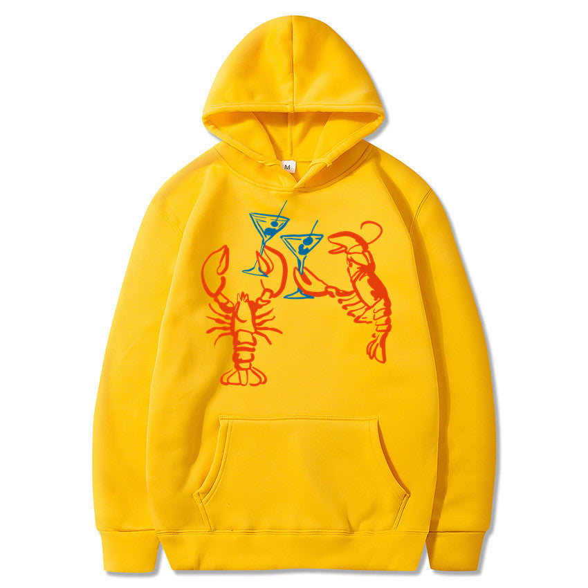 Damen Kapuzenpullover Hummer Motiv Eveloria