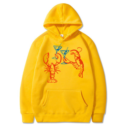Damen Kapuzenpullover Hummer Motiv Eveloria