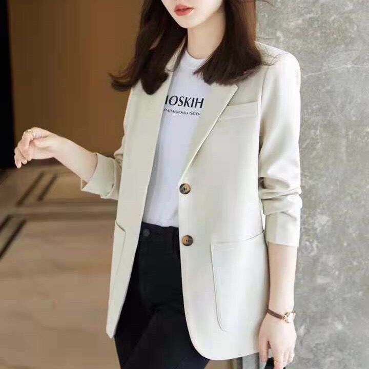 Damen Blazer mit Taschen Eveloria Elegantes Design