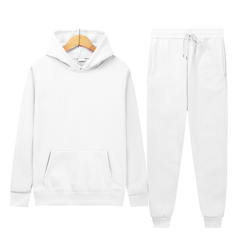 Damen Kapuzenpullover Jogginghose Set Baumwollmix Eveloria
