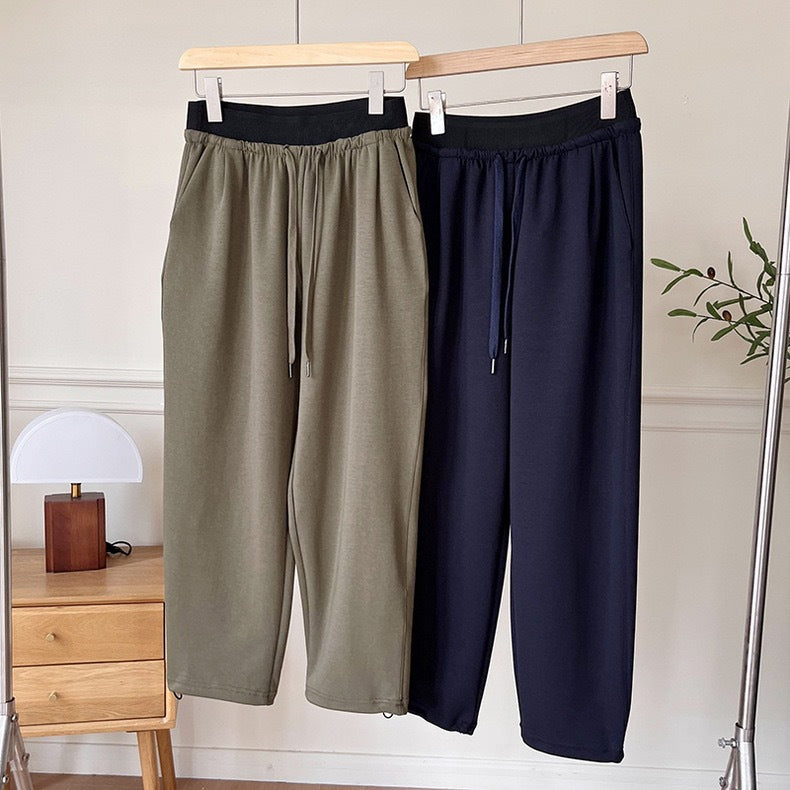 Damen Freizeithose Verstellbarer Bund Bequem Eveloria