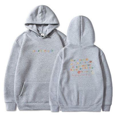 Damen Kapuzenpullover Komfort Passform Motivschriftzug Eveloria