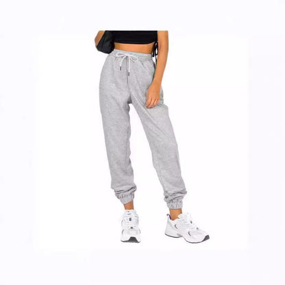 Damen Sweatpants Elastischer Bund Kordelzug Eveloria