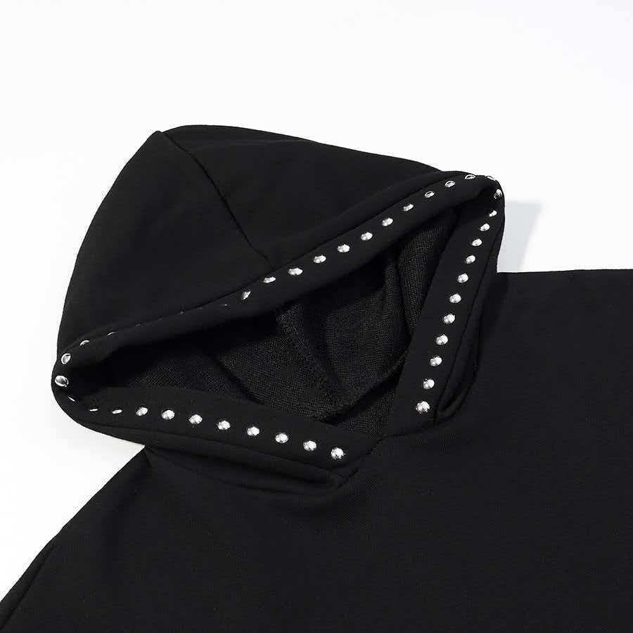 Damen Hoodie mit Nieten Eveloria
