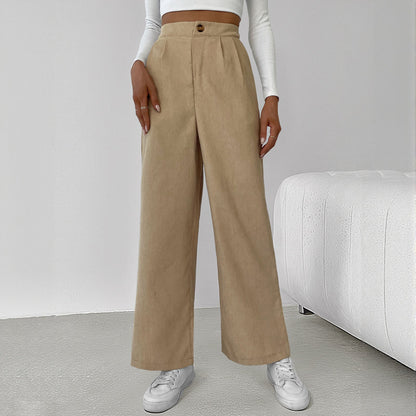 Damen Cropped Langarmshirt und Culotte-Hose Baumwolle Beige - Eveloria