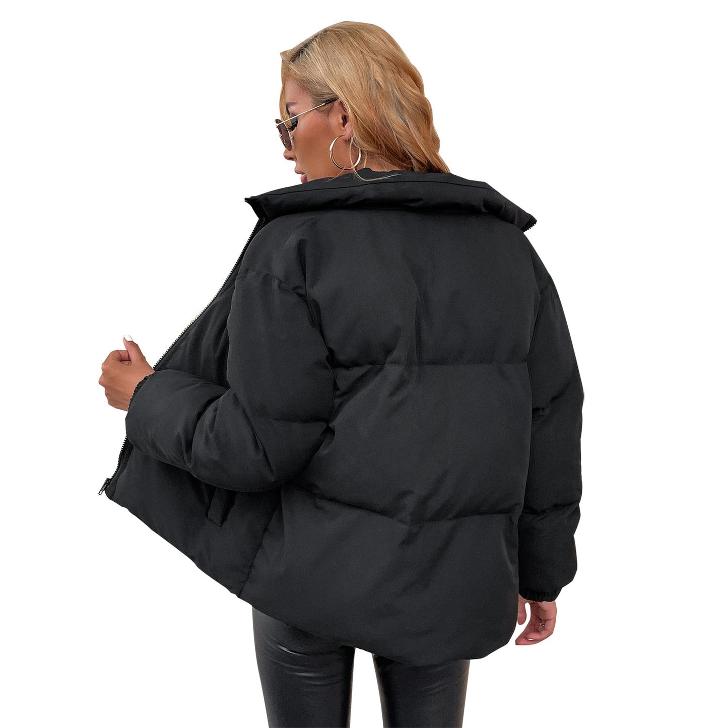 Damen Steppjacke Leicht Reißverschluss Sportlich Eveloria